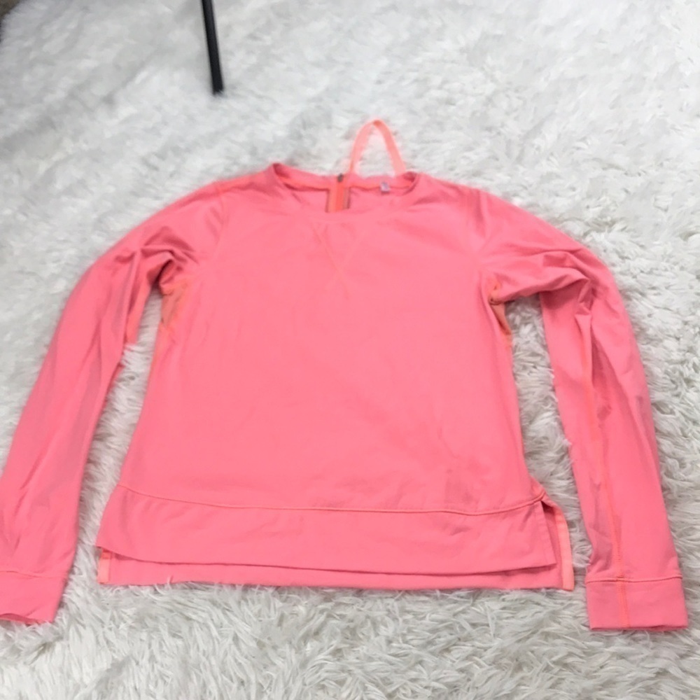 Lululemon Run: Warm Up Crew Pop Orange